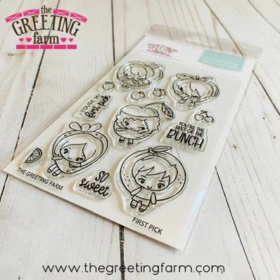 First Pick clear stamp set - The Greeting Farm