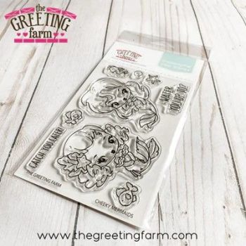 ***NEW*** Cheeky Mermaids clear stamp set - The Greeting Farm