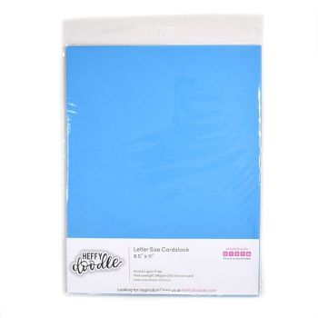 Heffy Doodle - 8.5" x 11" Coloured Cardstock -  (10 sheets) - Cookie Monster