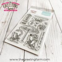 Beach Vibes clear stamp set - The Greeting Farm