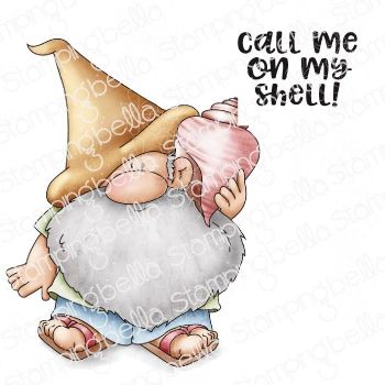 Stamping Bella - Gnomes - GNOME WITH A SEASHELL