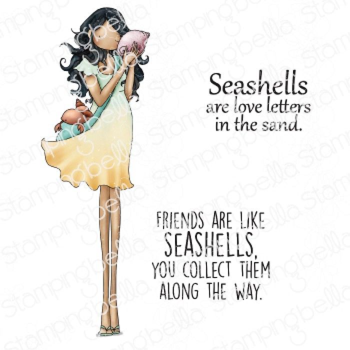 ****NEW**** Stamping Bella - UPTOWN GIRL SYLVIA AND THE SEASHELL