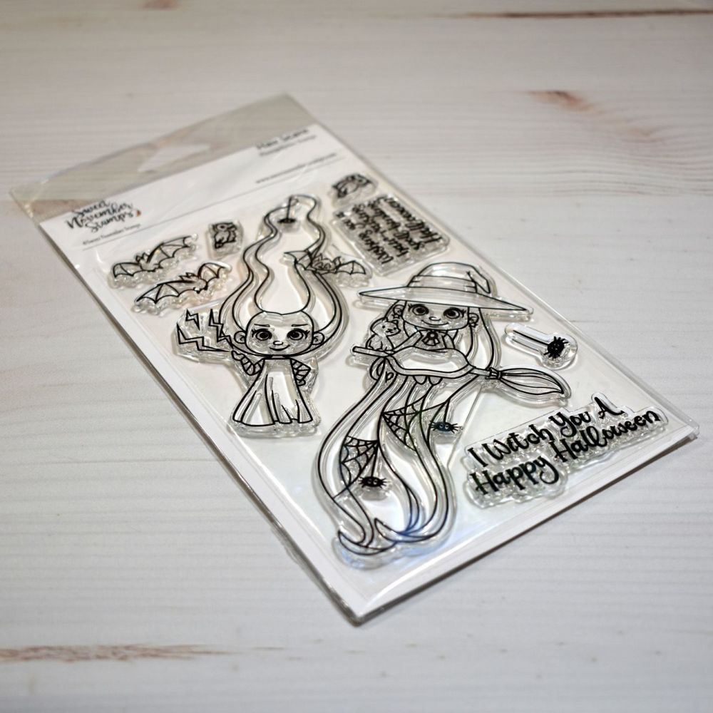 ****NEW**** Sweet November - Hair scare Clear stamp set