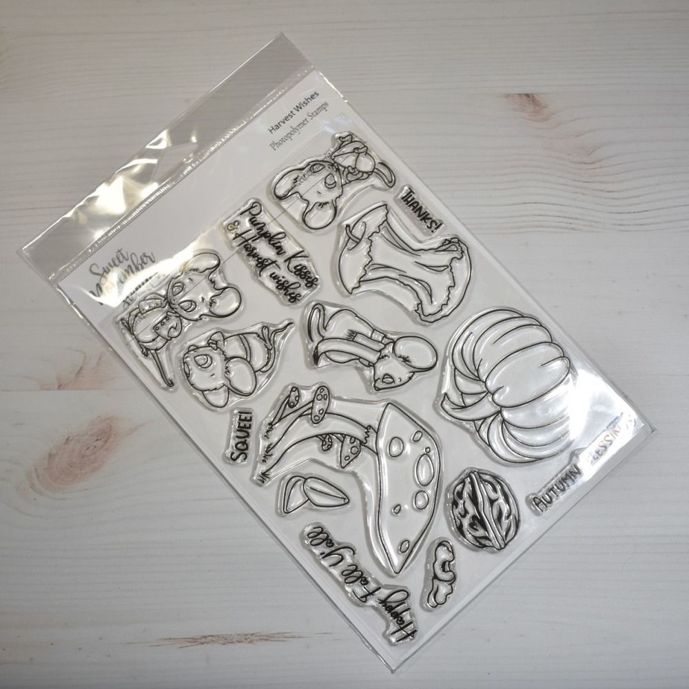 ****NEW**** Sweet November - Harvest Wishes Clear stamp set