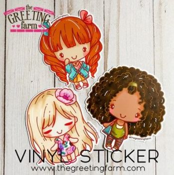 4" Anya Combo 3 - Matte Vinyl Stickers - The Greeting Farm