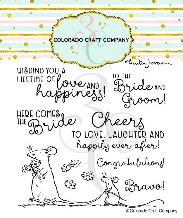 Colorado Craft Company - Anita Jeram - Mice Bride