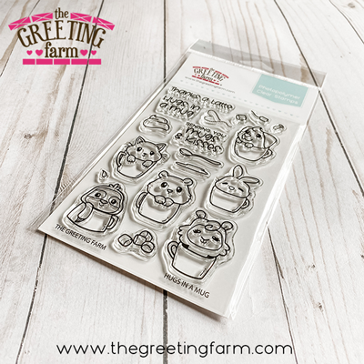 ***NEW*** Hugs in a Mug clear stamp set - The Greeting Farm