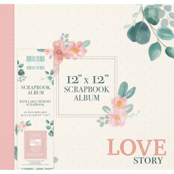 First Editions Love Story 12x12 scrapbook Album 