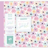 First Editions Oh So Sweet Floral 12x12 scrapbook Album 