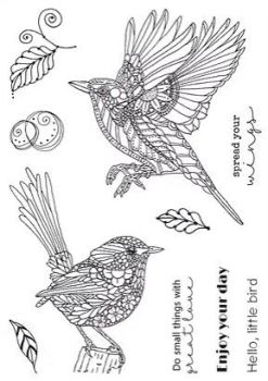 Wings of Beauty II A5 stamps - Funky Fossil