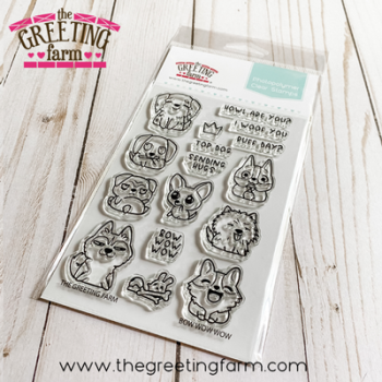 Bow Wow Wow clear stamp set - The Greeting Farm