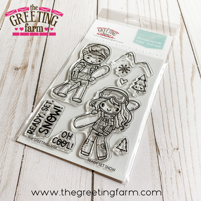 ***NEW*** Ready Set Snow clear stamp set - The Greeting Farm