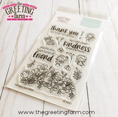 Be Kind clear stamp set - The Greeting Farm
