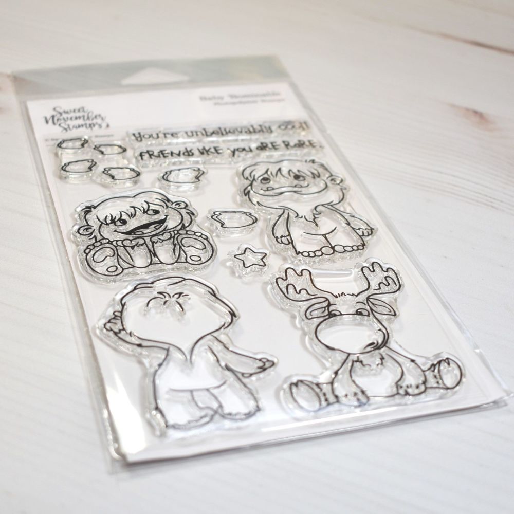 ****NEW**** Sweet November - Baby Bominable Clear stamp set