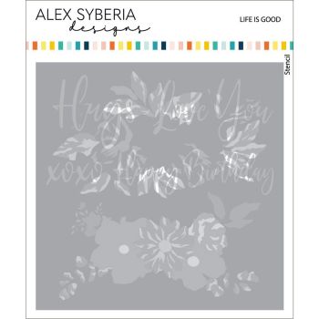 Life Is Good Layering Stencil Set (3pcs) - Alex Syberia Designs
