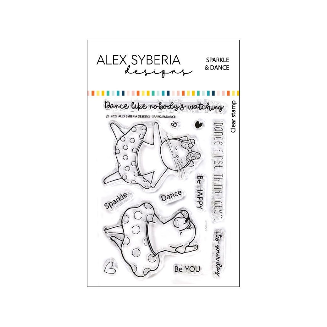 ***NEW*** Sparkle & Dance Stamp Set - Alex Syberia Designs