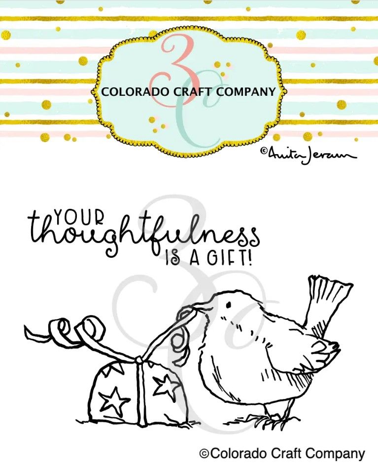 ***NEW*** Colorado Craft Company - Anita Jeram - Thoughtfulness Bird Mini
