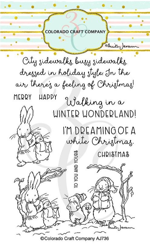 ***NEW*** Colorado Craft Company - Anita Jeram - White Christmas