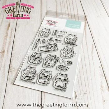 Hehe Kitties clear stamp set - The Greeting Farm