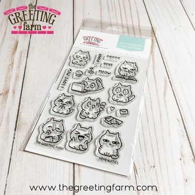 ***NEW*** Hehe Kitties clear stamp set - The Greeting Farm