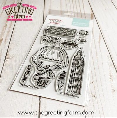 ***NEW***Anya in England clear stamp set - The Greeting Farm