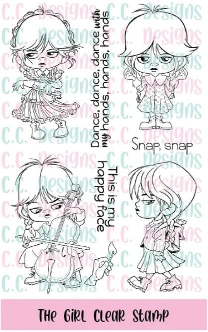 C.C. Designs - The Girl Clear Stamps