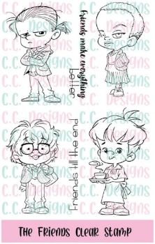 C.C. Designs - The friends Clear Stamps