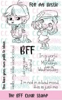 C.C. Designs - The BFF Clear Stamps