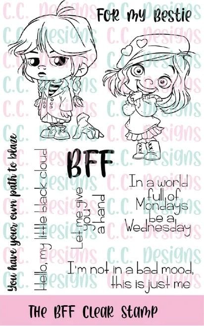 ***NEW*** C.C. Designs - The BFF Clear Stamps