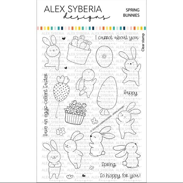 ***NEW*** Spring Bunnies Stamp Set - Alex Syberia Designs