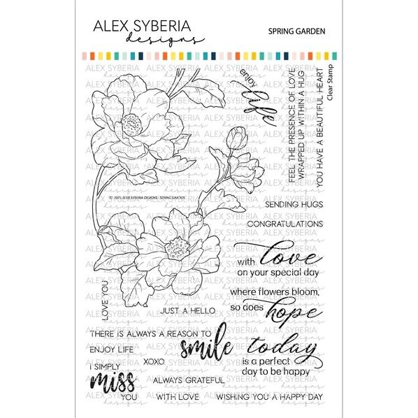 ***NEW*** Spring Garden Stamp Set - Alex Syberia Designs