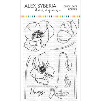 Cindy Lou's Poppies Stamp Set - Alex Syberia Designs
