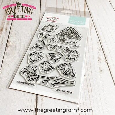 ***NEW***You're so tweet clear stamp set - The Greeting Farm