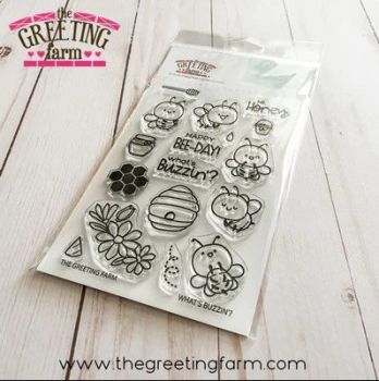 What's Buzzing'? clear stamp set - The Greeting Farm