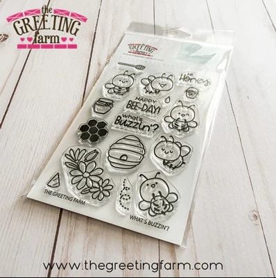 ****NEW****What's Buzzing'? clear stamp set - The Greeting Farm