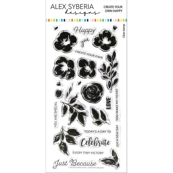 ***NEW*** Create Your Own Happy Stamp Set - Alex Syberia Designs