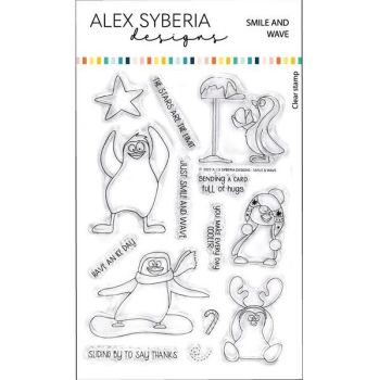 Smile and Wave Stamp Set - Alex Syberia Designs