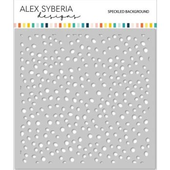 Speckled Background Stencil - Alex Syberia Designs
