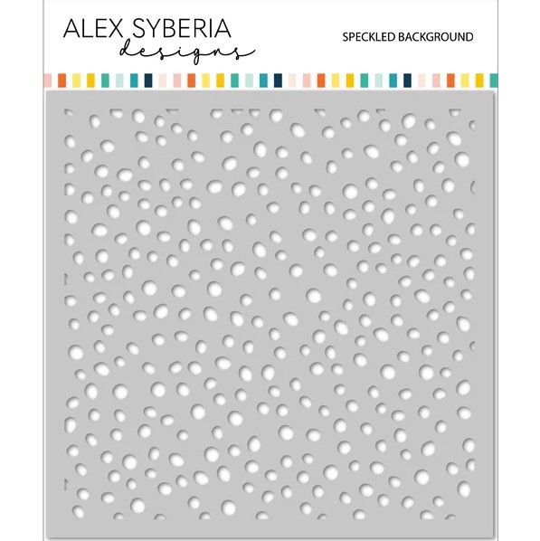 ***NEW*** Speckled Background Stencil - Alex Syberia Designs