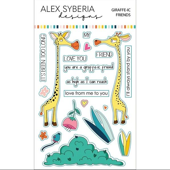 ***NEW*** Giraffe-ic Friends Die Set - Alex Syberia Designs