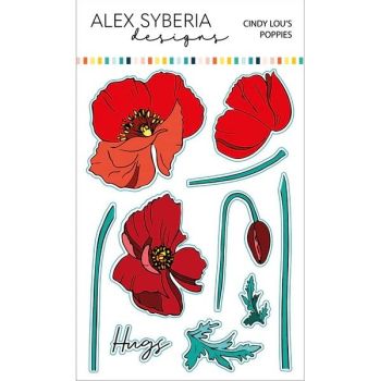 Cindy Lou's Poppies Die Set - Alex Syberia Designs