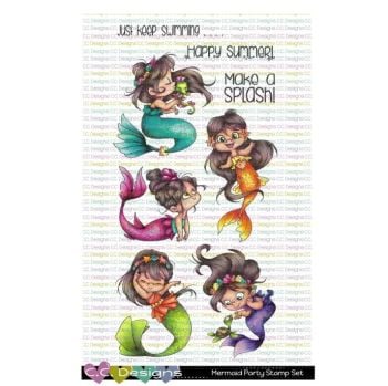 C.C. Designs - Mermaid Party Clear Stamps