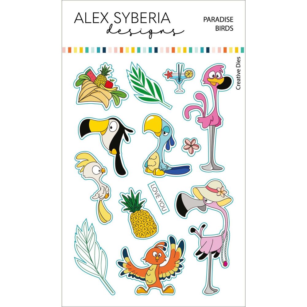 ***NEW*** Paradise Birds Die Set - Alex Syberia Designs