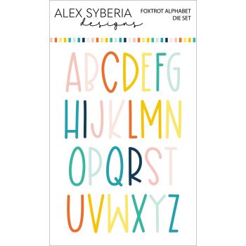 Foxtrot Alphabet die set - Alex Syberia Designs