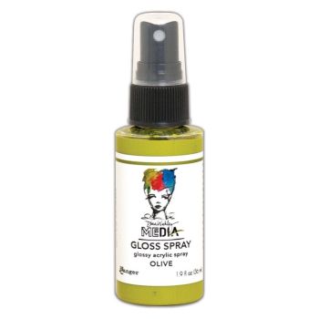 Dina Wakley - Gloss Spray Olive