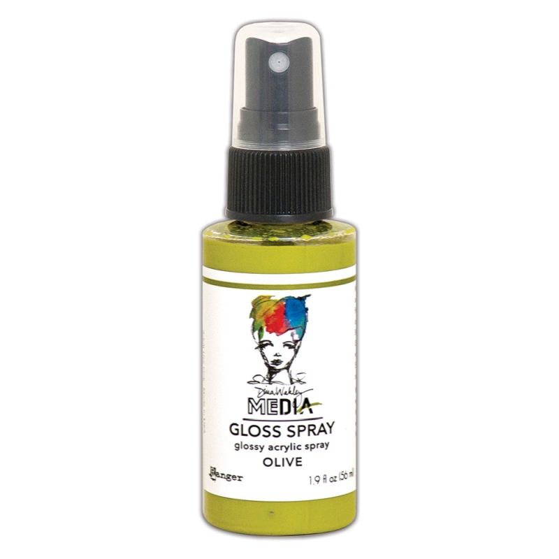 Dina Wakley - Gloss Spray Olive