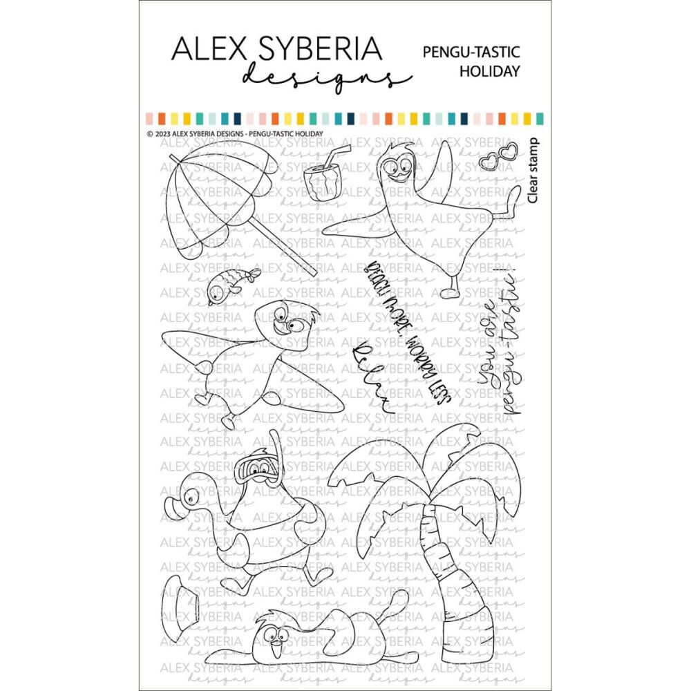 ***NEW*** Pengu-tastic Holiday Stamp Set - Alex Syberia Designs
