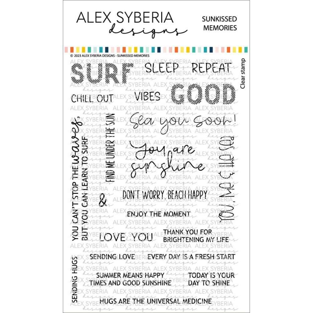 ***NEW*** Sunkissed Memories Stamp Set - Alex Syberia Designs