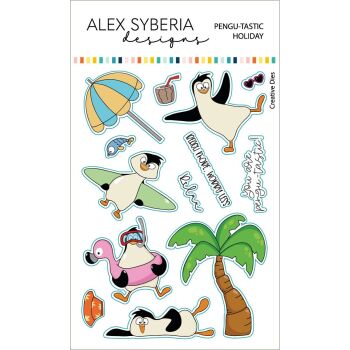 Pengu-tastic Holiday Die Set - Alex Syberia Designs