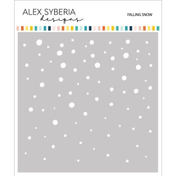 ***NEW*** Falling Snow Stencil - Alex Syberia Designs